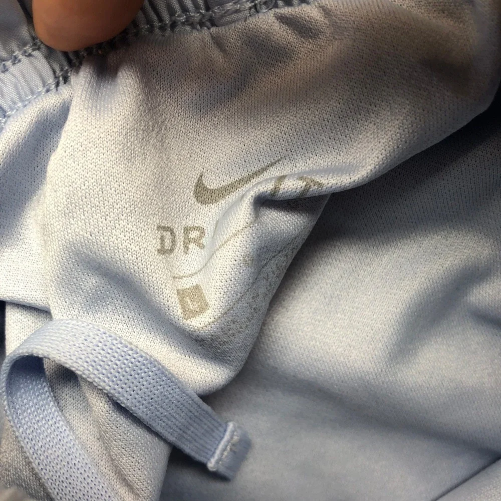 Nike Dri-FIT Running Shorts Womens Large Light Blue Royal Athletic Gym